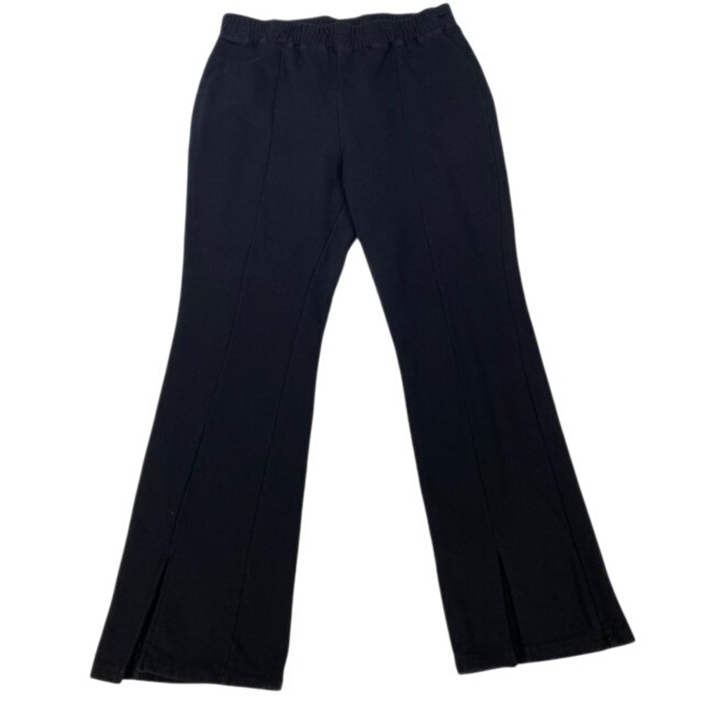 Good American Black Flare Leggings